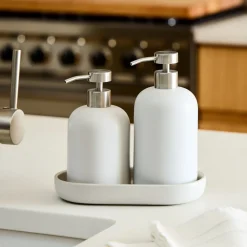 West Elm Kaloh Stoneware Soap/Lotion Pump