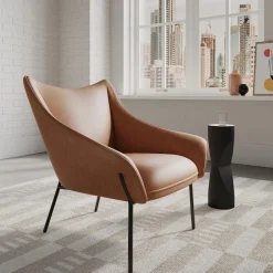 West Elm Kang Leather Lounge Chair