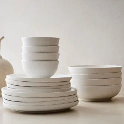 West Elm Kanto Stoneware Dinnerware (Set of 16)
