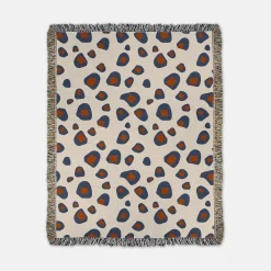 West Elm Karbon Market Cotton Panther Throw