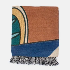 West Elm Karbon Market Cotton Wild Mushroom Throw