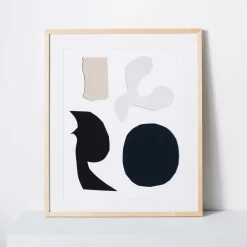 West Elm Kate Arends Framed Print - Four Shapes