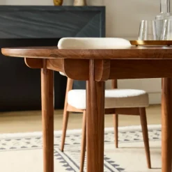 West Elm Keira Solid Wood Round Dining Table (48")
