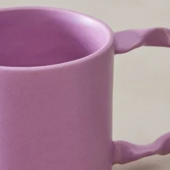 West Elm Keraclay Purple Glazed Stoneware