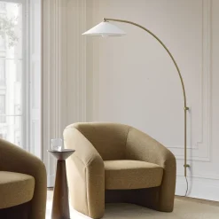 West Elm Kern Metal Overarching Plug-In Sconce (59")