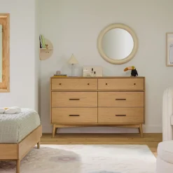 Kids West Elm Kids Mid-Century 6-Drawer Dresser (56")