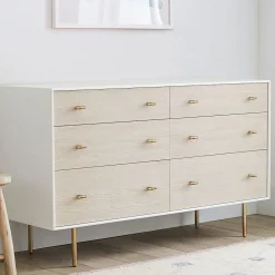 Kids West Elm Kids Modernist 6-Drawer Dresser (56") - White