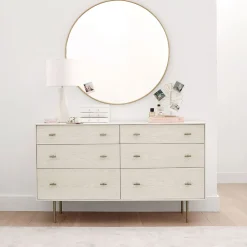 Kids West Elm Kids Modernist 6-Drawer Dresser (56") - White