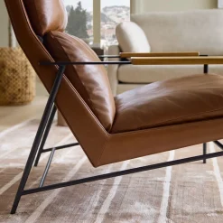 West Elm Kinsley Leather Chair