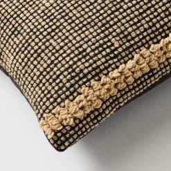 West Elm Knotted Border Indoor/Outdoor Pillow