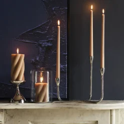 West Elm Kuba Metal Candleholders