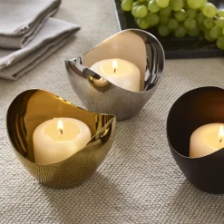 West Elm Kuba Metal Votives