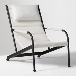 West Elm Lagos Aluminum Outdoor Sling Lounge Chair
