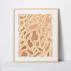West Elm Élan Byrd Framed Print - Sunset Stones
