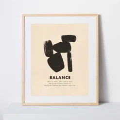 West Elm Élan Byrd Virtues of the Soul Framed Print - Balance