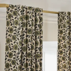 West Elm Laney Floral Curtain