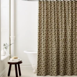 West Elm Laney Floral Shower Curtain