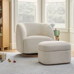 Kids West Elm Laurent Upholste Swivel Glider