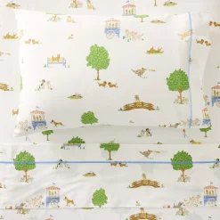 Kids West Elm Lawn Pawty Sheet Set