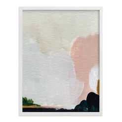 West Elm Lay Down, Look Up Framed Wall Art by Minted for