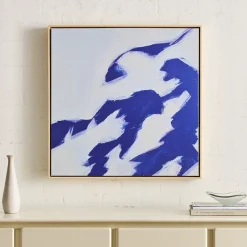 West Elm Leaf Shadows Wall Art by Minted for