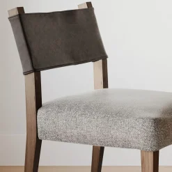 West Elm Leather-Backed Dining Chair (Set of 2)