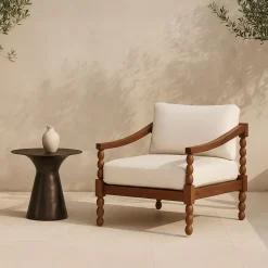 West Elm Lenz Outdoor Side Table (22")