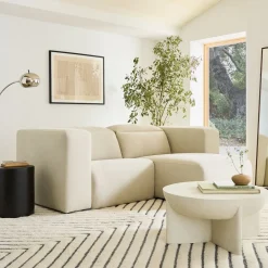 West Elm Leo Motion Reclining Small 2-Piece Chaise Sectional (92.5")