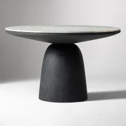West Elm Leona Marble Round Dining Table & Chairs Set