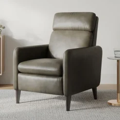 West Elm Lewis Leather Recliner