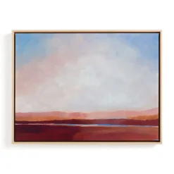 West Elm Limited Edition "Canyon Blue" Framed Wall Art by Minted For
