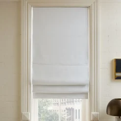 West Elm Linen Cordless Roman Blackout Shade