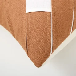 West Elm Linen Strap Weave Pillow Cover