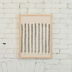 West Elm Little Korboose Wall Art - Feather