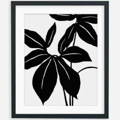 West Elm Living Pattern Framed Print - Xanthosoma Wendla