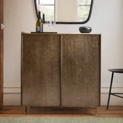 West Elm Locke Perforated Metal Cabinet (33")