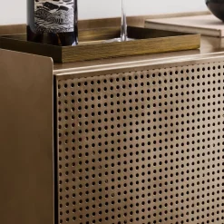 West Elm Locke Perforated Metal Cabinet (33")