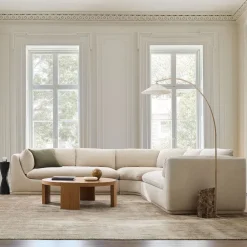 West Elm Loring 3-Piece L-Shaped Sectional (124")