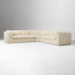 West Elm Loring 3-Piece L-Shaped Sectional (124")