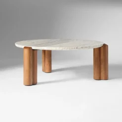 West Elm Lorraine Marble Coffee Table (36")