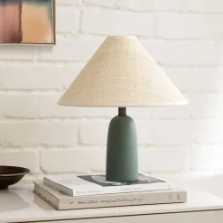 West Elm Louis Table Lamp (–) - Raffia