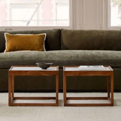 West Elm Lucetta Natural Stone Bunching Coffee Table (22"–44")