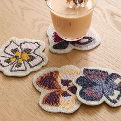 West Elm Lulie Wallace Beaded Coaster Sets