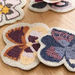 West Elm Lulie Wallace Beaded Coaster Sets