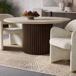 West Elm Luma Bay Marble Dining Table (59")