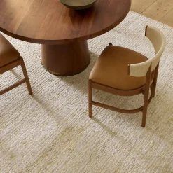 West Elm Luxe Hand-Knotted Ribbed Jute Rug