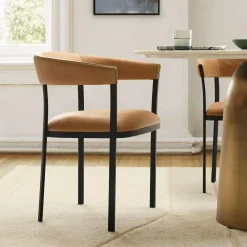 West Elm Macy Leather Dining Chair