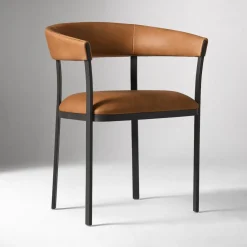 West Elm Macy Leather Dining Chair