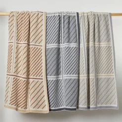 West Elm Made*Here New York Classic Crossings Cotton Throw