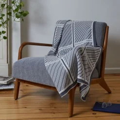 West Elm Made*Here New York Classic Crossings Cotton Throw